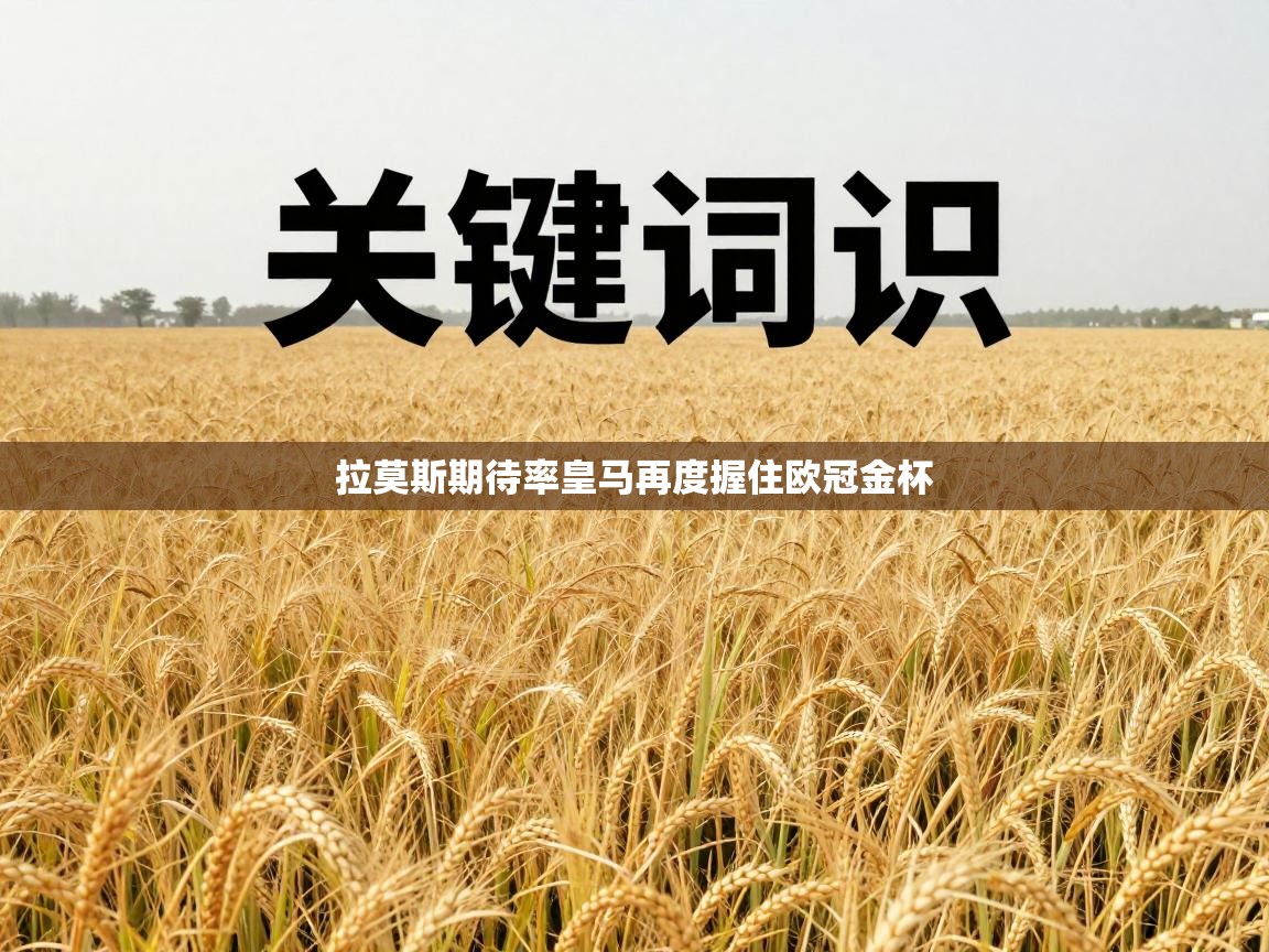 拉莫斯期待率皇马再度握住欧冠金杯